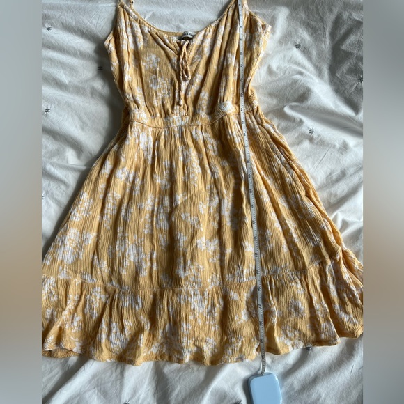 Abercrombie Yellow Mini Floral Dress - Picture 7 of 7